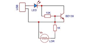 Darkness Sensor Circuit