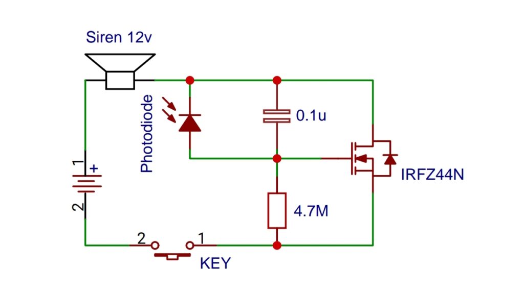 fire sensor circuit