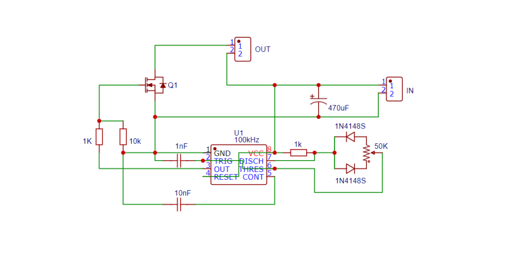 PWM Motor Controller Circuit