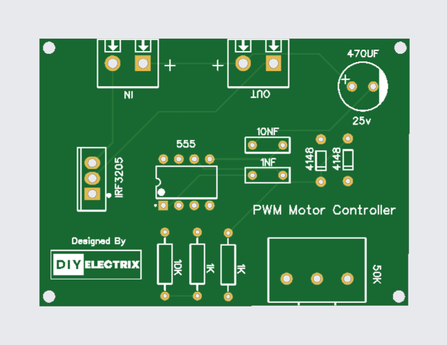 PWM Motor Controller Circuit