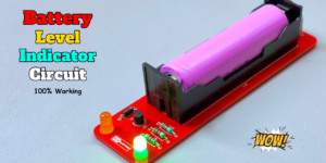 Build a 3.7V 18650 Battery Level Indicator using BC547 Transistors