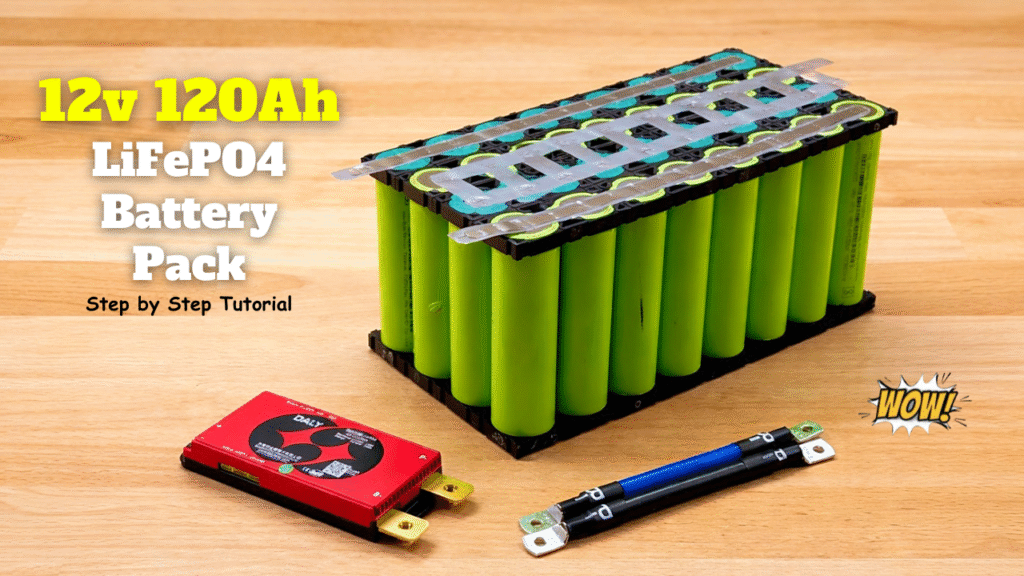 Building a Powerful 12v 120Ah Battery Pack – Step by Step!