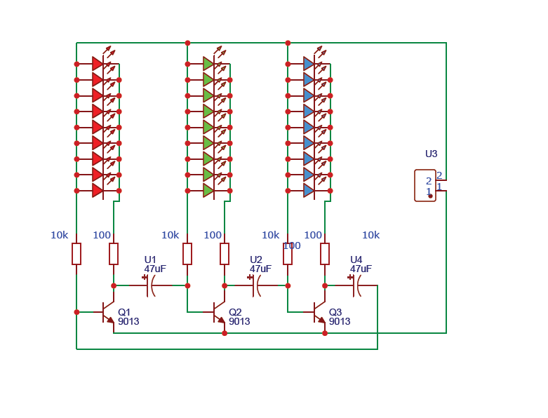 This Heart LED Chaser Circuit Looks Amazing!