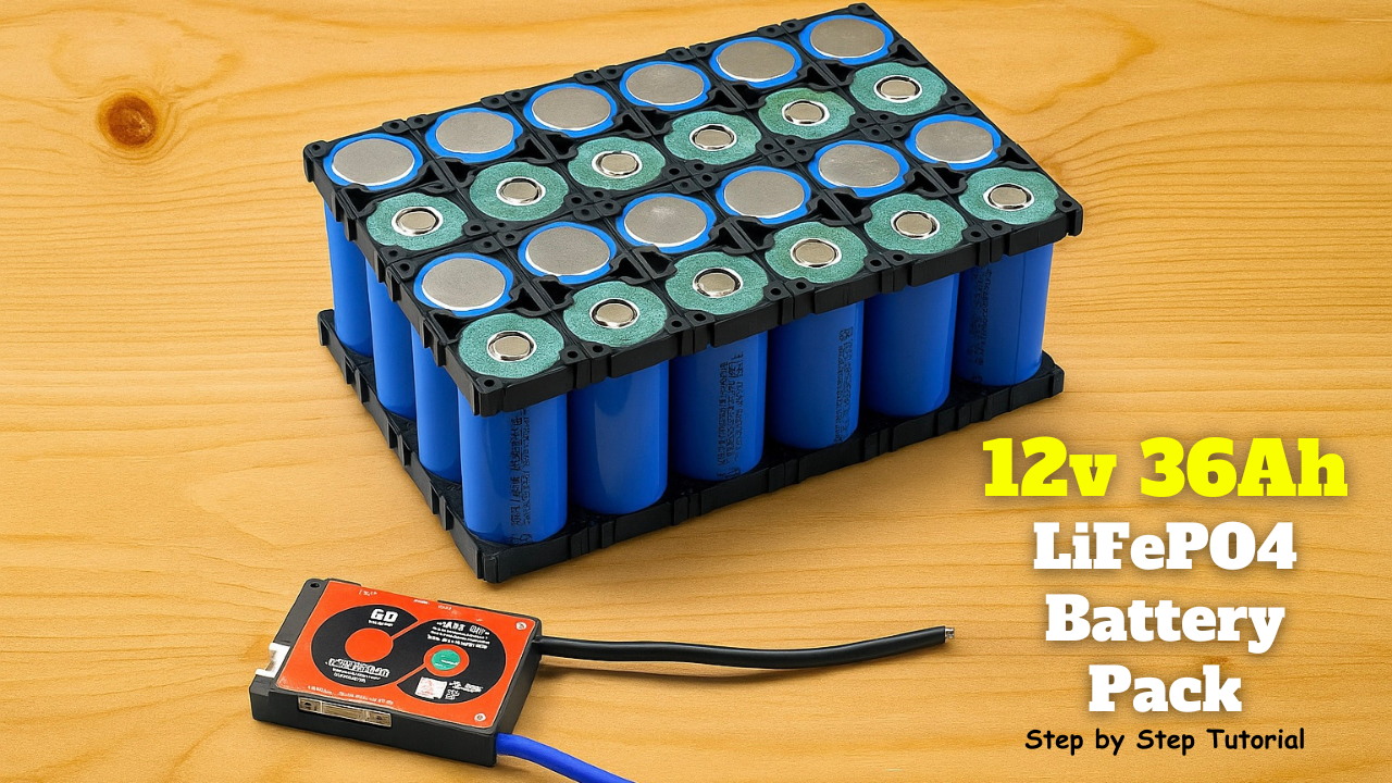 Safely Building a 12v 36Ah Battery Pack – Step by Step!