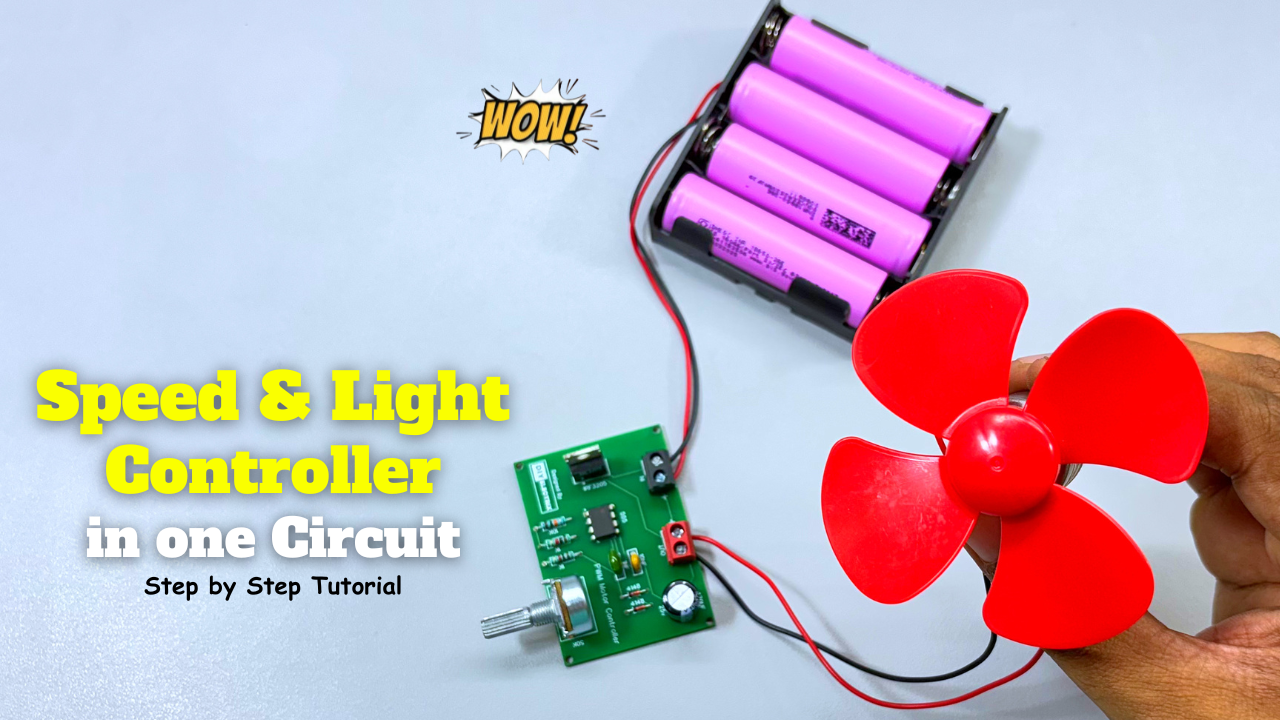 Speed & Light Contoller in one circuit