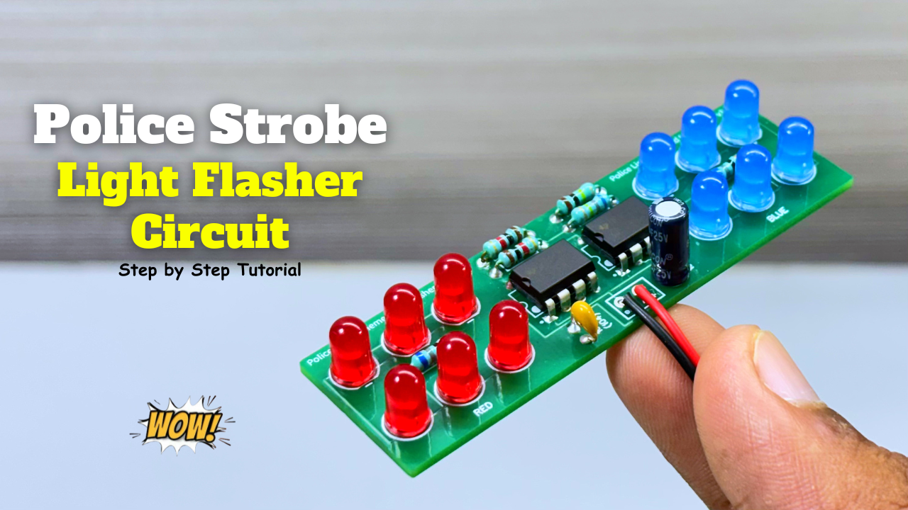 Police Strobe Light Effect Circuit