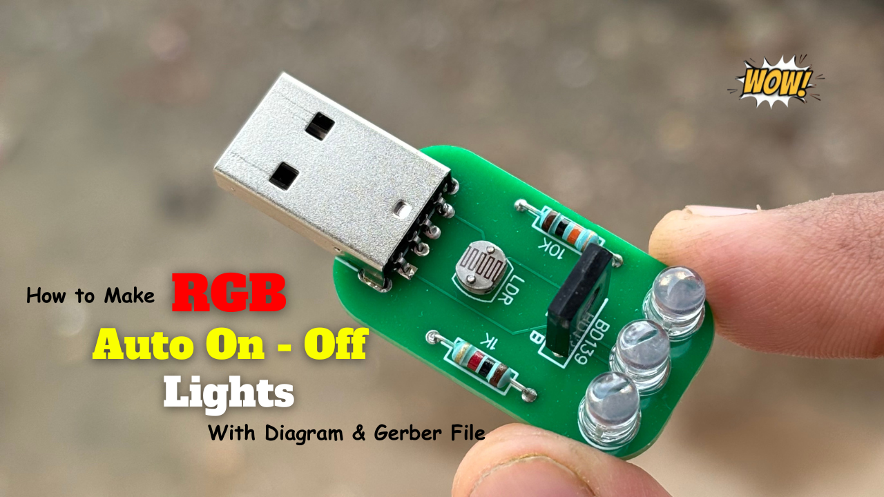 Building an Automatic Dark Sensor with BD139 Transistor