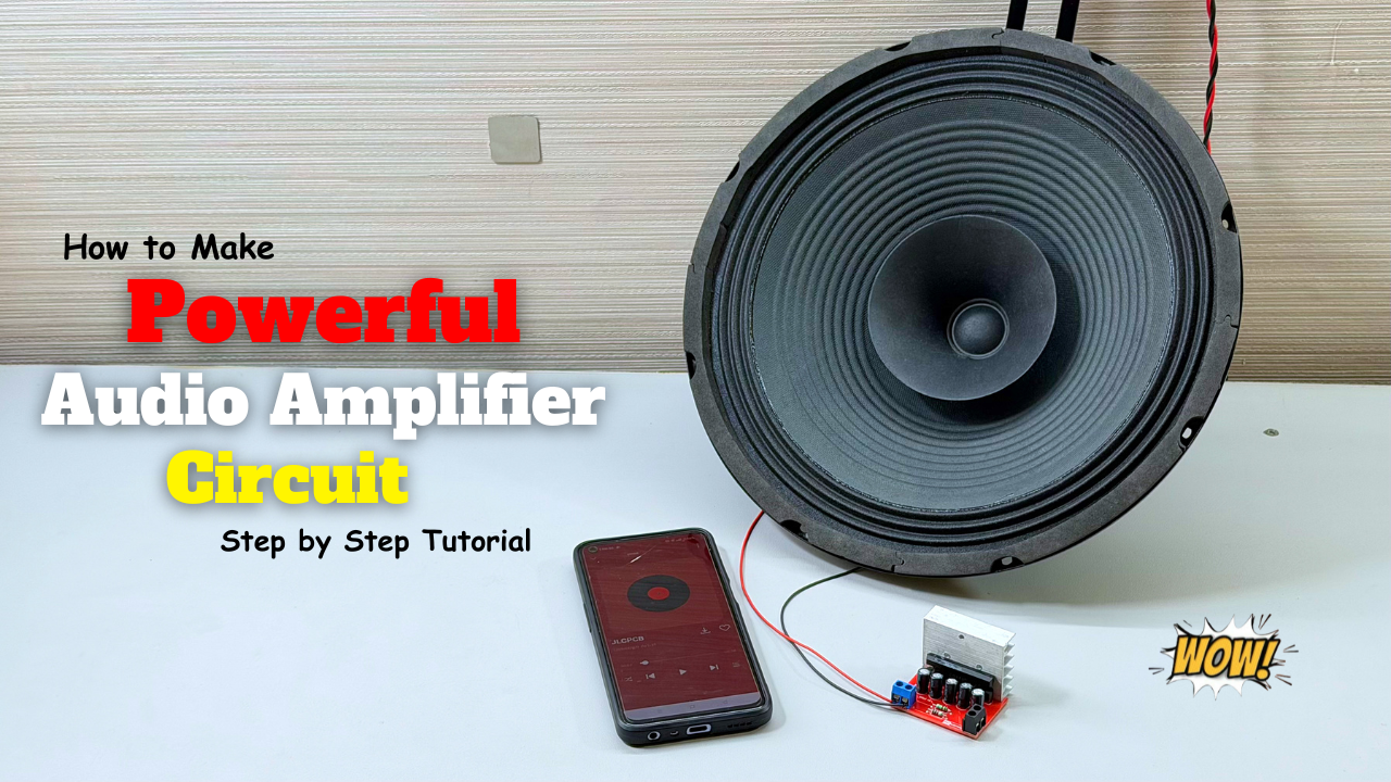 Powerful Audio Amplifier Using cd4440