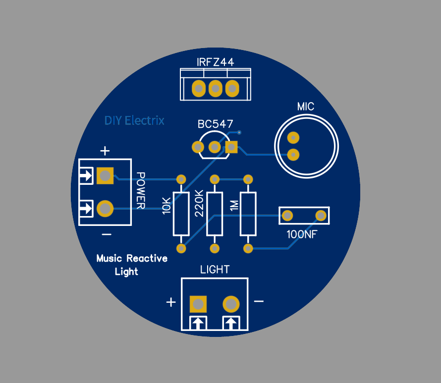 Music Reactive Light Circuit